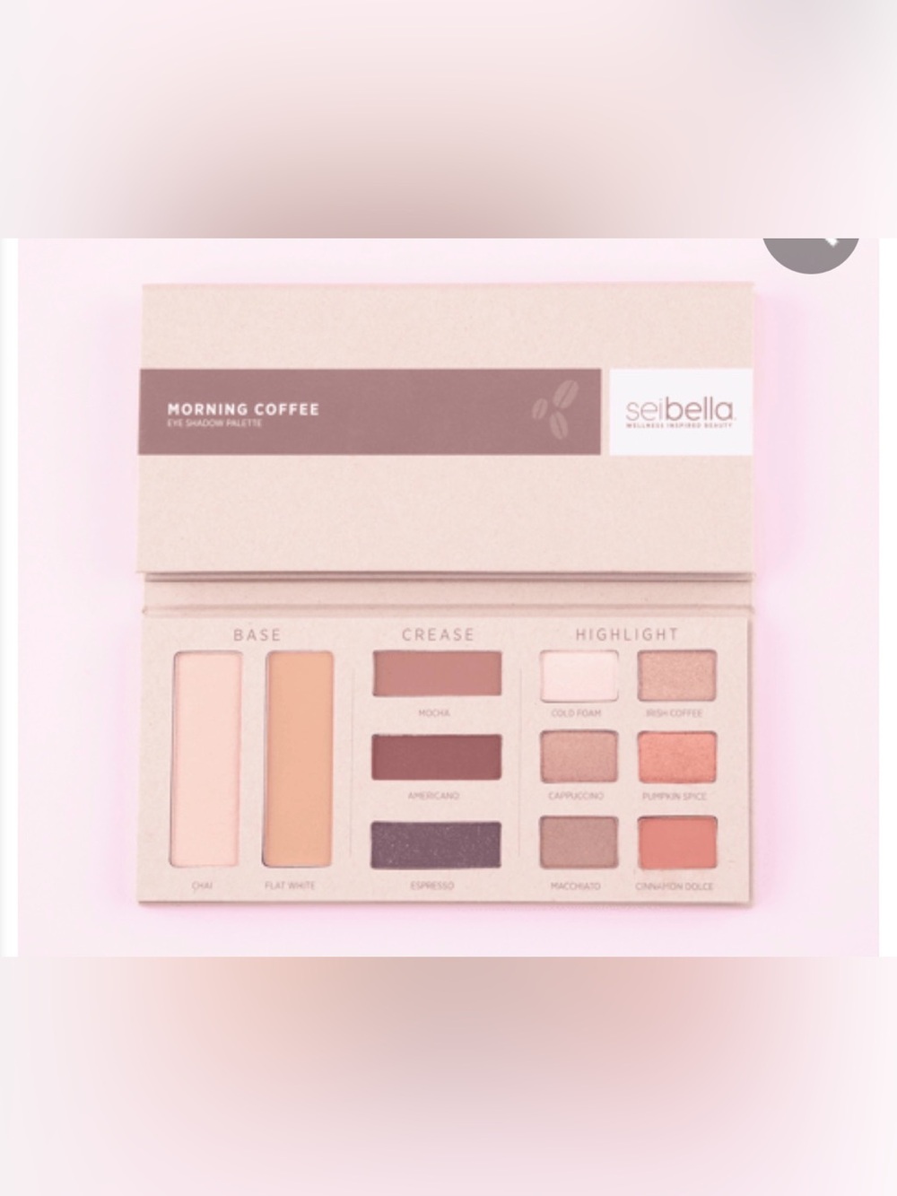 Sei Bella Eyeshadow Pallet Corner Coffee